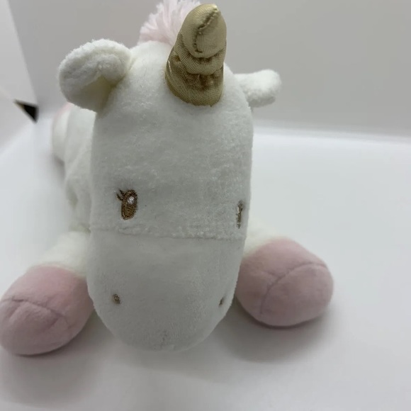 Gund Baby Plush Luna Unicorn Reywind Lullaby Stuffed Animal White Pink Used - Picture 3 of 10